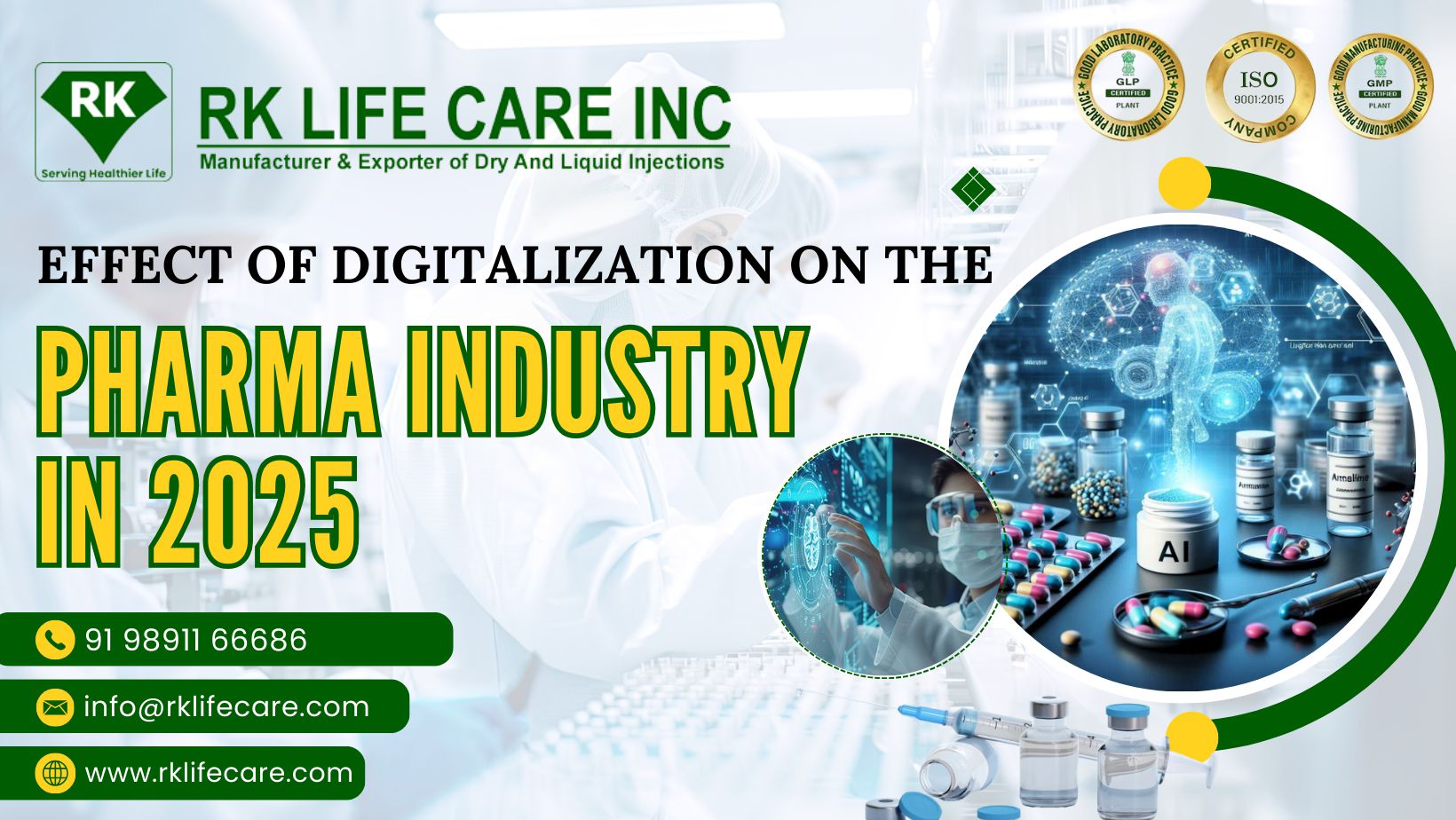 Effect of Digitalization on the Pharma Industry in 2025